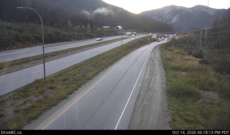 Zopkios Southbound — Hwy 5 southbound at Zopkios Rest Area, near Coquihalla Summit