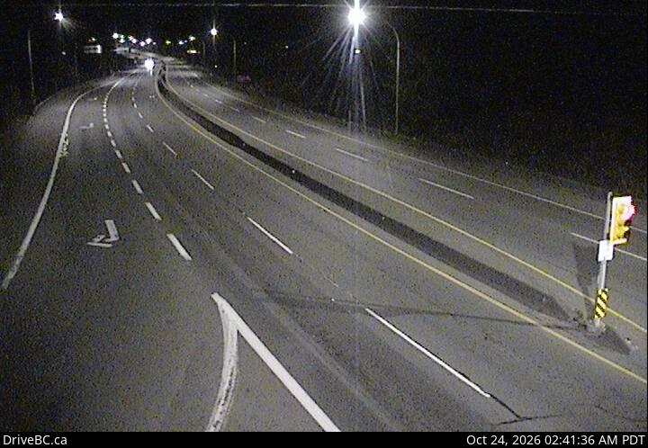 DriveBC webcam: Mill Bay — North on Highway 1 (Malahat)