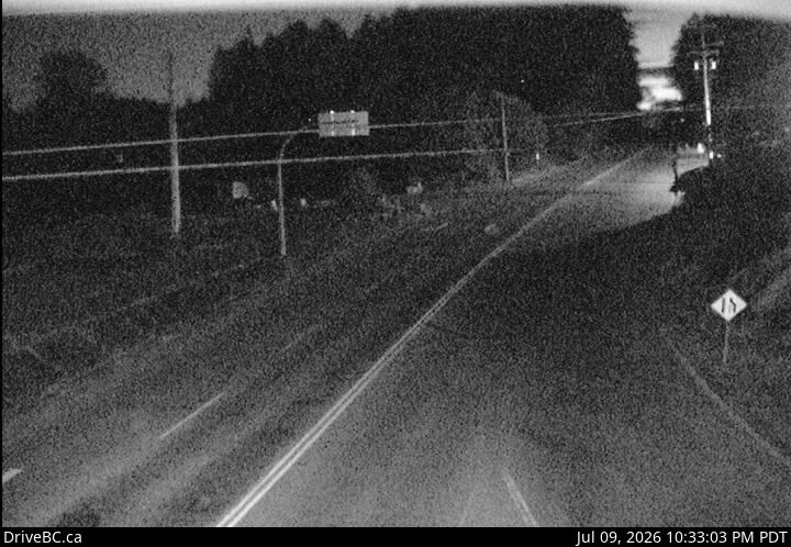 DriveBC webcam: Mill Bay — West on Highway 1 (Malahat)