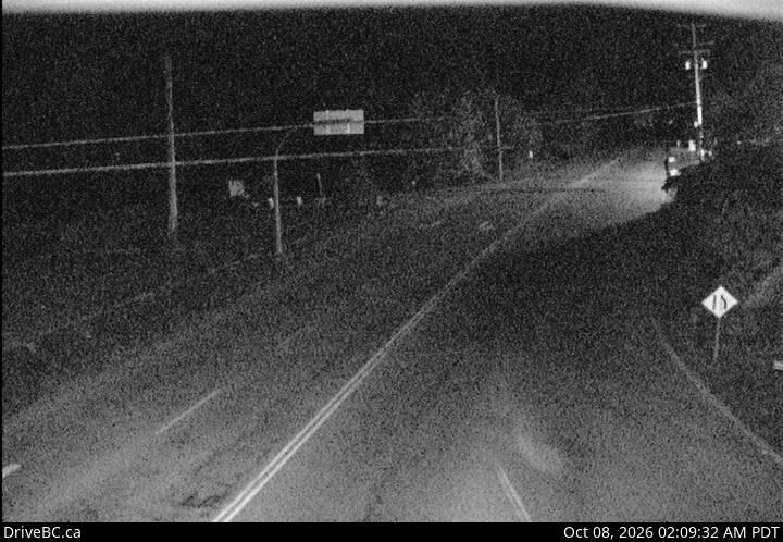 DriveBC webcam: Mill Bay — West on Highway 1 (Malahat)