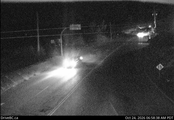 DriveBC webcam: Mill Bay — West on Highway 1 (Malahat)