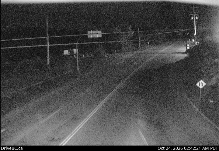 DriveBC webcam: Mill Bay — West on Highway 1 (Malahat)