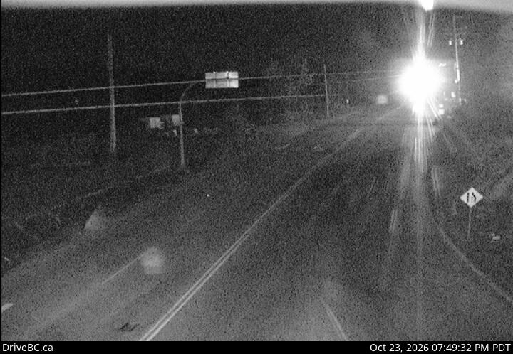 DriveBC webcam: Mill Bay — West on Highway 1 (Malahat)