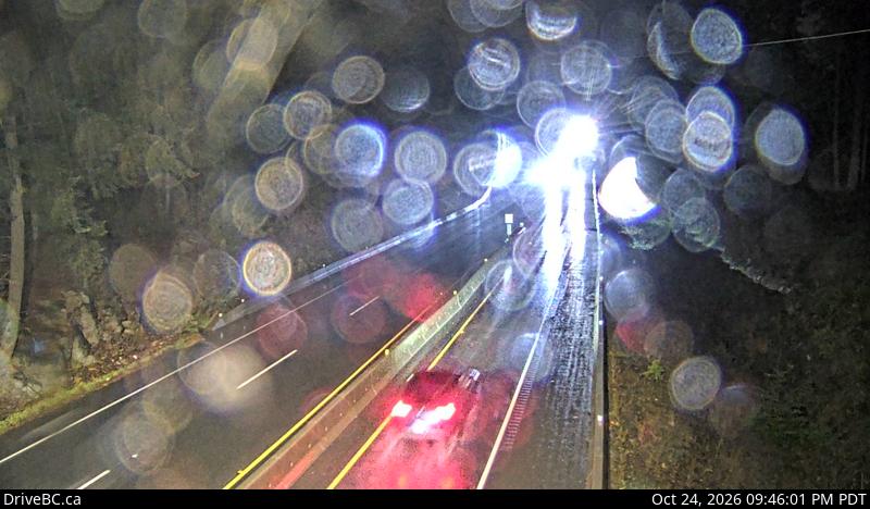 Live DriveBC webcam: Malahat Summit — North on Highway 1 (Malahat)