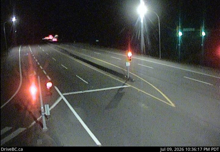 DriveBC webcam: Butterfield Road — North on Highway 1 (Malahat)