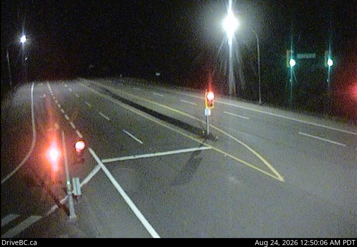 DriveBC webcam: Butterfield Road — North on Highway 1 (Malahat)