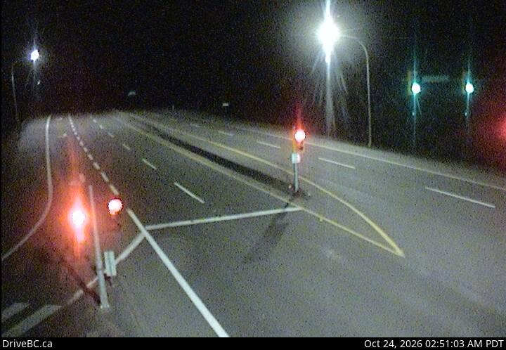 DriveBC webcam: Butterfield Road — North on Highway 1 (Malahat)
