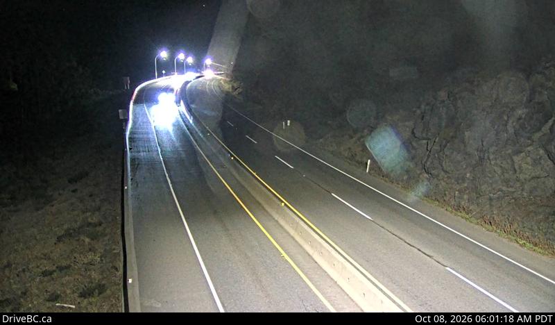 DriveBC webcam: Malahat Summit — South on Highway 1 (Malahat)