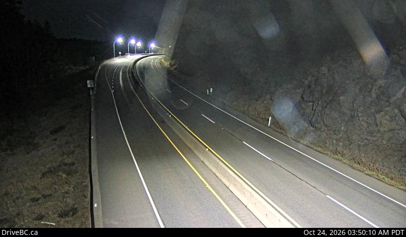 DriveBC webcam: Malahat Summit — South on Highway 1 (Malahat)