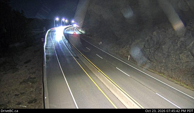 DriveBC webcam: Malahat Summit — South on Highway 1 (Malahat)