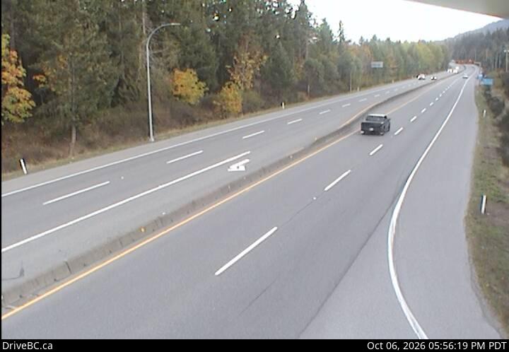 Live DriveBC webcam: Butterfield Road — South on Highway 1 (Malahat)