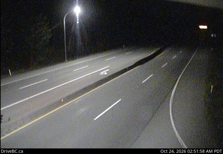 DriveBC webcam: Butterfield Road — South on Highway 1 (Malahat)