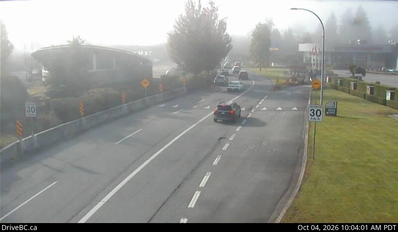 DriveBC live camera at Peace Arch