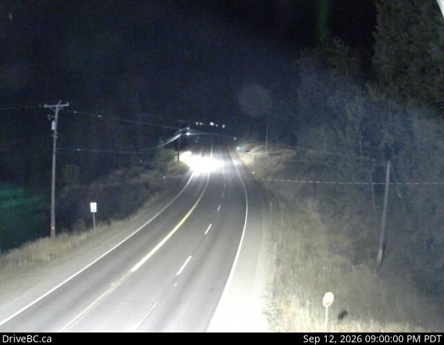 Live DriveBC webcam: Princeton on Highway 3 (Hope-Princeton)