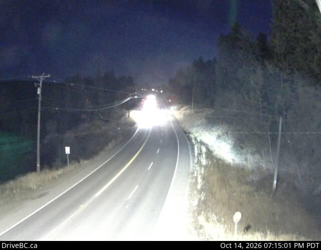 DriveBC webcam: Princeton on Highway 3 (Hope-Princeton)