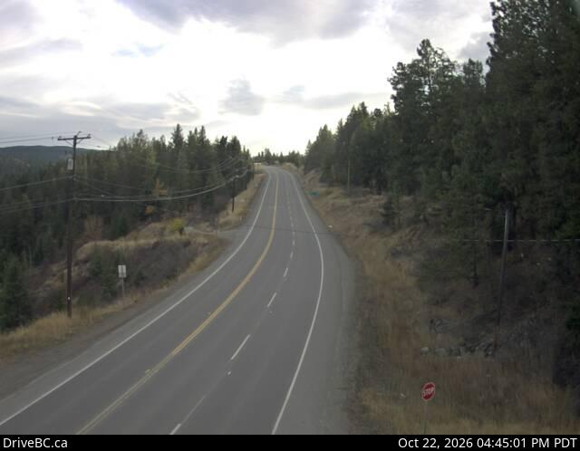 Live DriveBC webcam: Princeton on Highway 3 (Hope-Princeton)