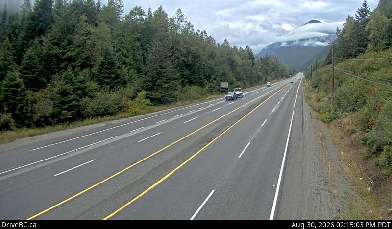 DriveBC webcam: Hope Slide on Highway 3 (Hope-Princeton)