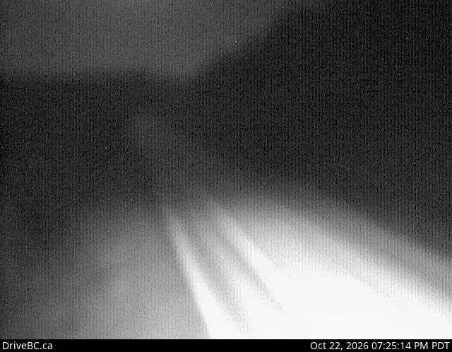 DriveBC camera: Highway 16 about 32 km east of Burns Lake, looking east.