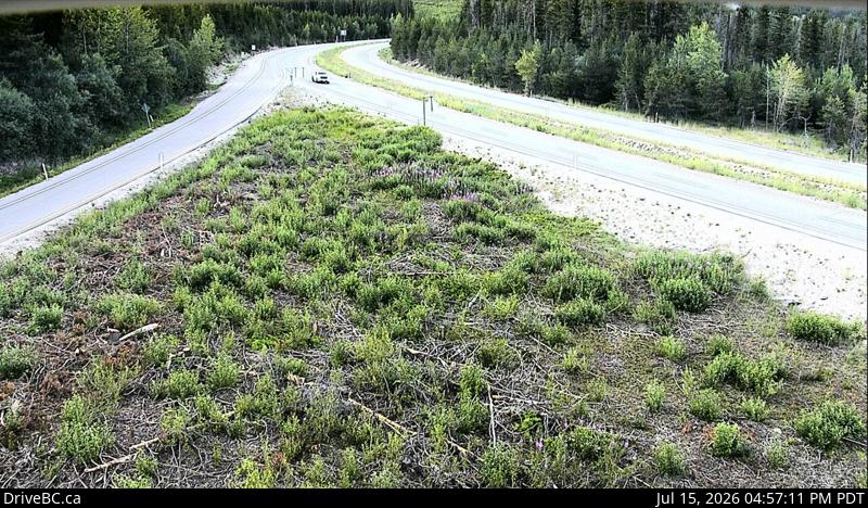 Live DriveBC webcam: Brenda Mine — Westbound on Highway 97C (Okanagan Connector)