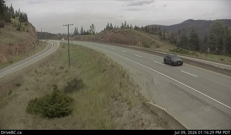 Larson Hill — North — Hwy 5 about 36 km south of Merritt, looking north