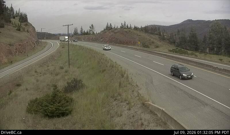 Larson Hill — North — Hwy 5 about 36 km south of Merritt, looking north