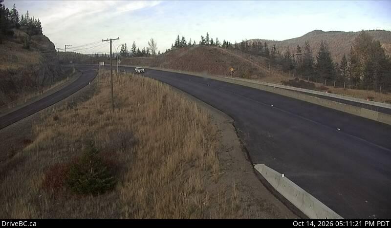 Larson Hill — North — Hwy 5 about 36 km south of Merritt, looking north