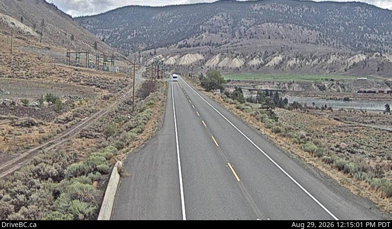 Spences Bridge — Hwy 1 at Spences Bridge, north of Lytton