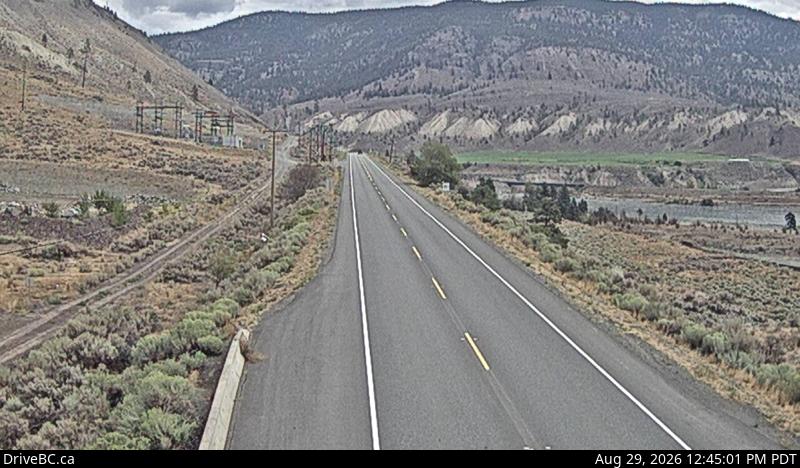 Spences Bridge — Hwy 1 at Spences Bridge, north of Lytton