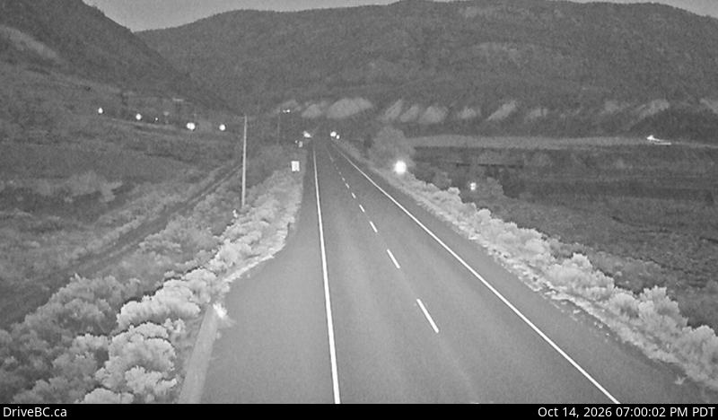 Spences Bridge — Hwy 1 at Spences Bridge, north of Lytton
