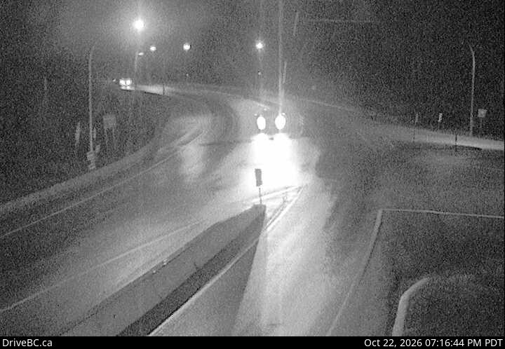 DriveBC camera: Highway 16 at Port Edward Arterial Road, looking east.