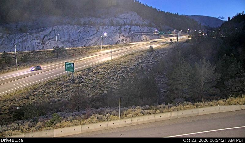 Live DriveBC webcam: Highway 97 at 97C — North on Highway 97C (Okanagan Connector)