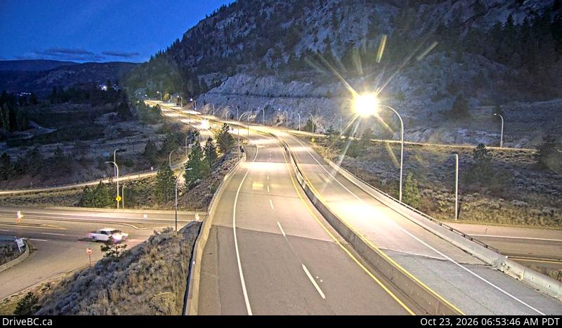 Live DriveBC webcam: Highway 97 at 97C — West on Highway 97C (Okanagan Connector)