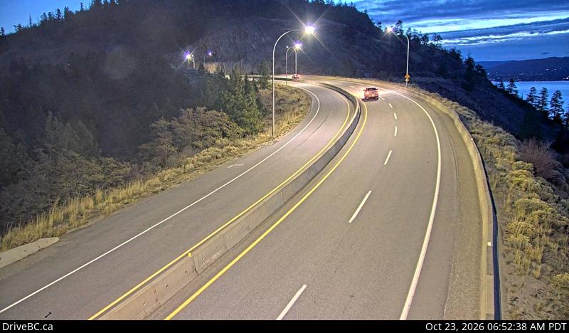 Live DriveBC webcam: Highway 97 at 97C — East on Highway 97C (Okanagan Connector)
