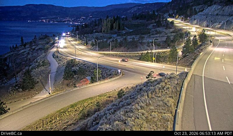 Live DriveBC webcam: Highway 97 at 97C — South on Highway 97C (Okanagan Connector)