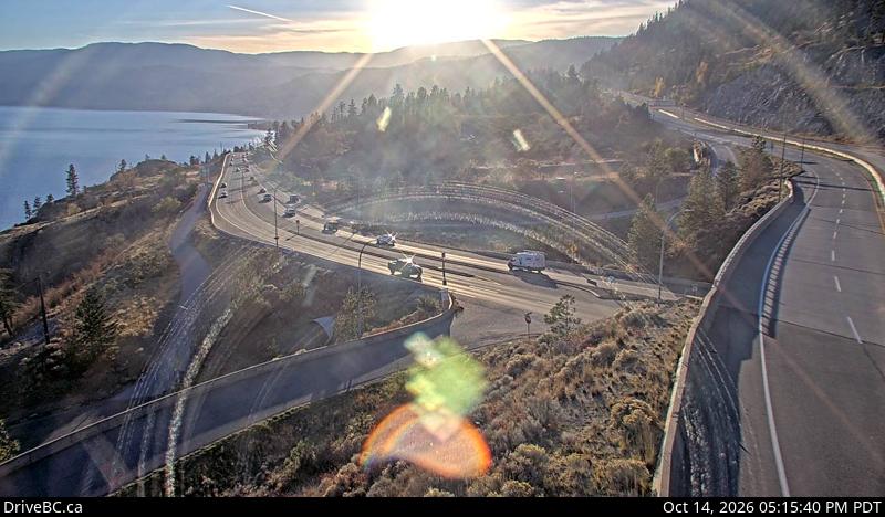 Live DriveBC webcam: Highway 97 at 97C — South on Highway 97C (Okanagan Connector)
