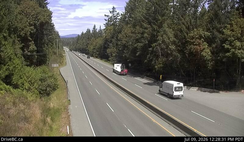 DriveBC webcam: Malahat at Bamberton on Highway 1 (Malahat)