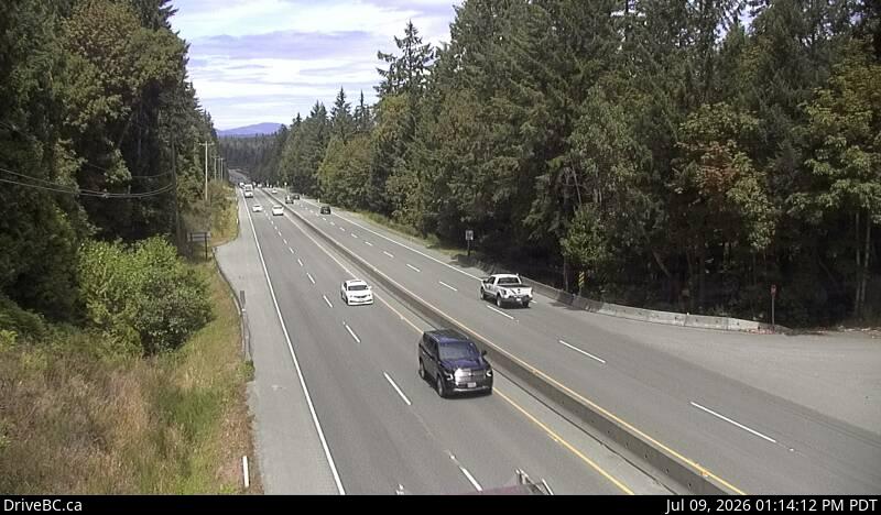 DriveBC webcam: Malahat at Bamberton on Highway 1 (Malahat)