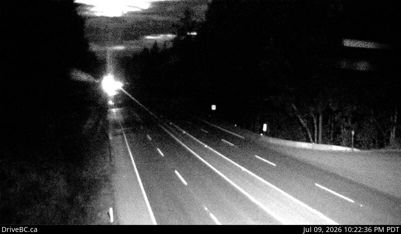 DriveBC webcam: Malahat at Bamberton — North on Highway 1 (Malahat)