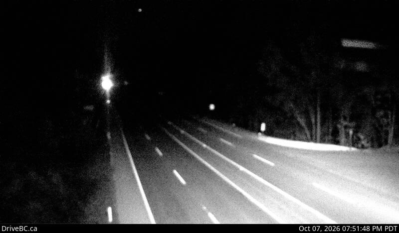 DriveBC webcam: Malahat at Bamberton — North on Highway 1 (Malahat)