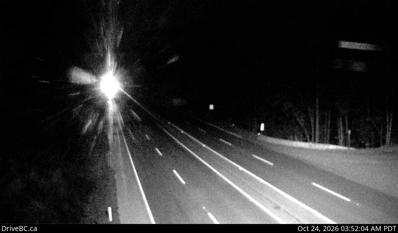 DriveBC webcam: Malahat at Bamberton — North on Highway 1 (Malahat)