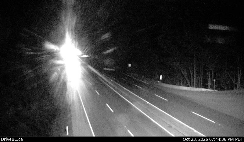 DriveBC webcam: Malahat at Bamberton — North on Highway 1 (Malahat)