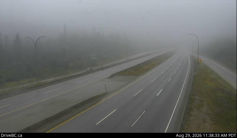 Zopkios Northbound — Hwy 5 northbound at Zopkios Rest Area, near Coquihalla Summit