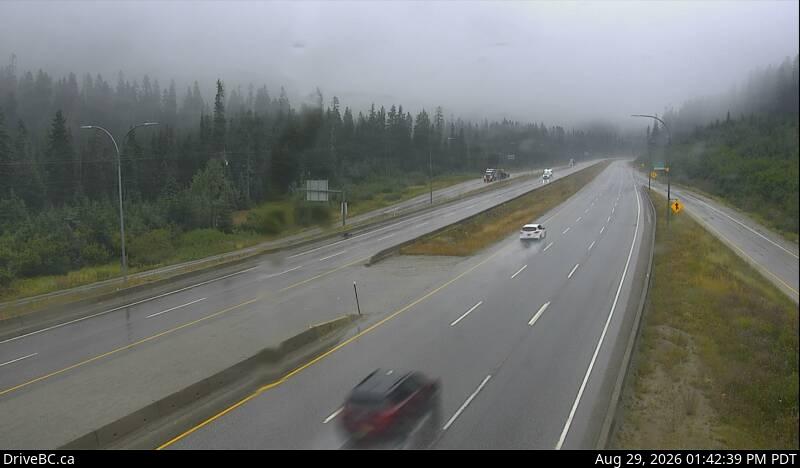 Zopkios Northbound — Hwy 5 northbound at Zopkios Rest Area, near Coquihalla Summit