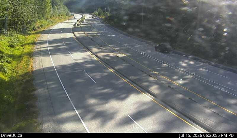 DriveBC webcam: Daisy Lake — South on Highway 99 (Sea to Sky Highway)
