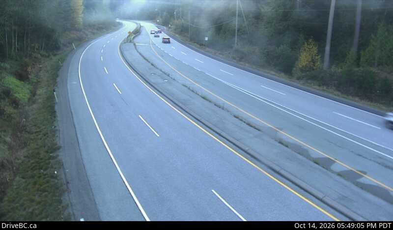 DriveBC webcam: Daisy Lake — South on Highway 99 (Sea to Sky Highway)