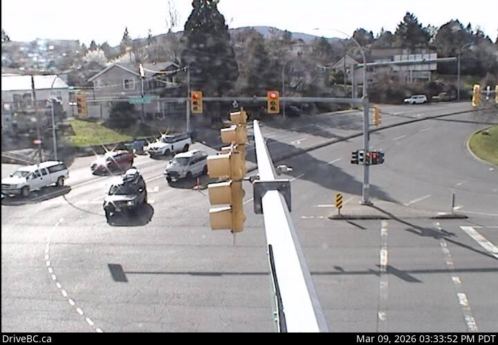 Looking N at Brechin Rd