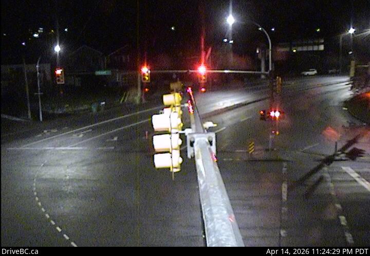 Looking N at Brechin Rd