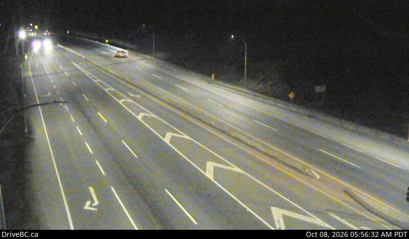 DriveBC webcam: West Shore Parkway — Northbound on Highway 1 (Malahat)
