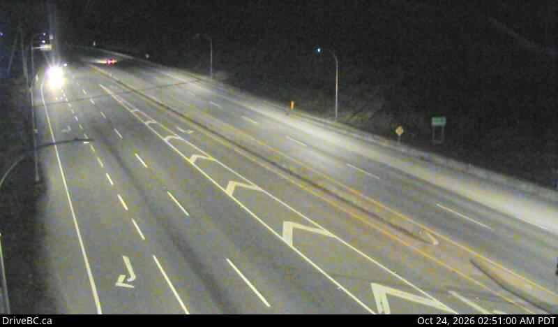 DriveBC webcam: West Shore Parkway — Northbound on Highway 1 (Malahat)