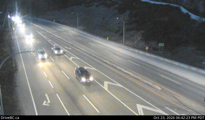 DriveBC webcam: West Shore Parkway — Northbound on Highway 1 (Malahat)
